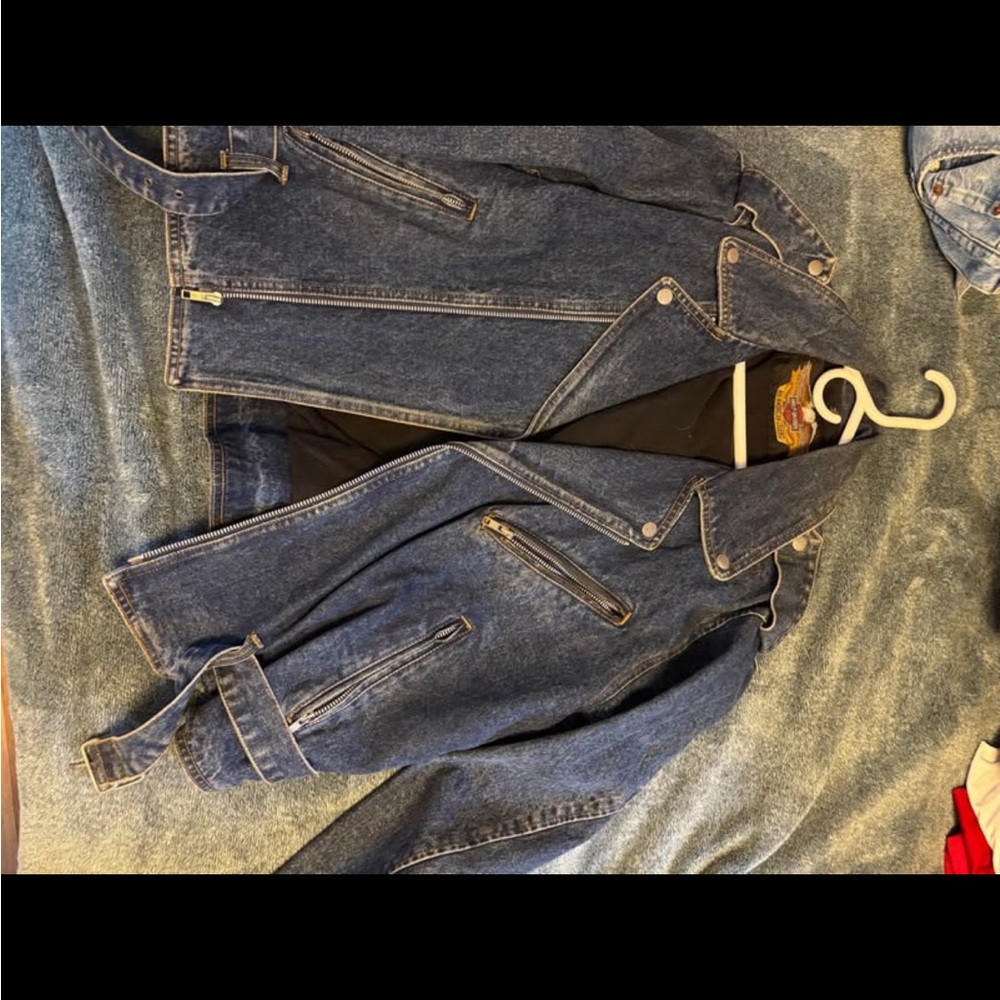 Harley-Davidson Vintage Blue Denim Jacket